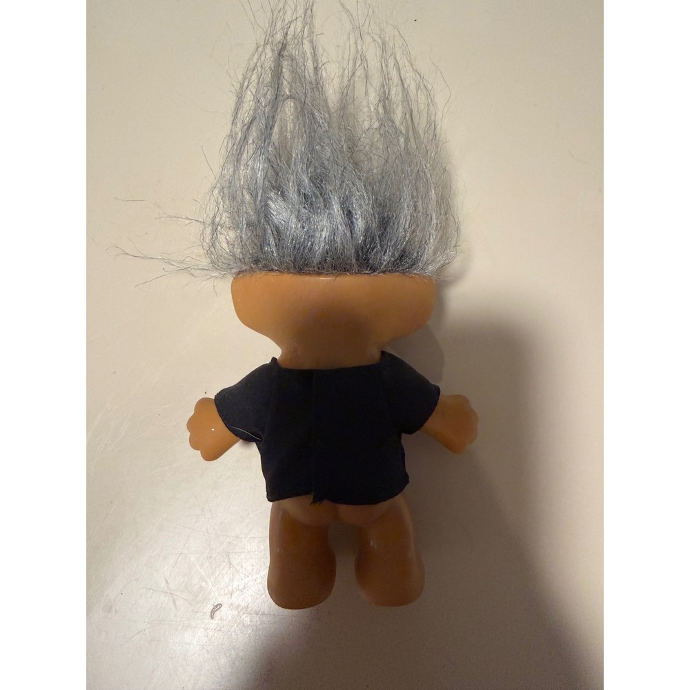 Vintage Russ Berrie Troll Doll Aged to Perfection Grey Hair 5 inch Toy 18320 - Picture 3 of 4